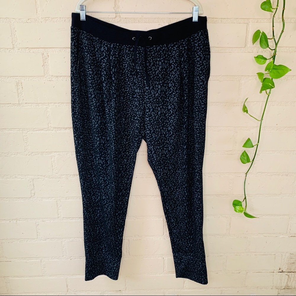 H&M Black Charcoal Print Joggers